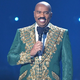 Steve Harvey speaks onstage during 2019 Miss Universe Pageant at Tyler Perry Studios on December 08, 2019 in Atlanta, Georgia.